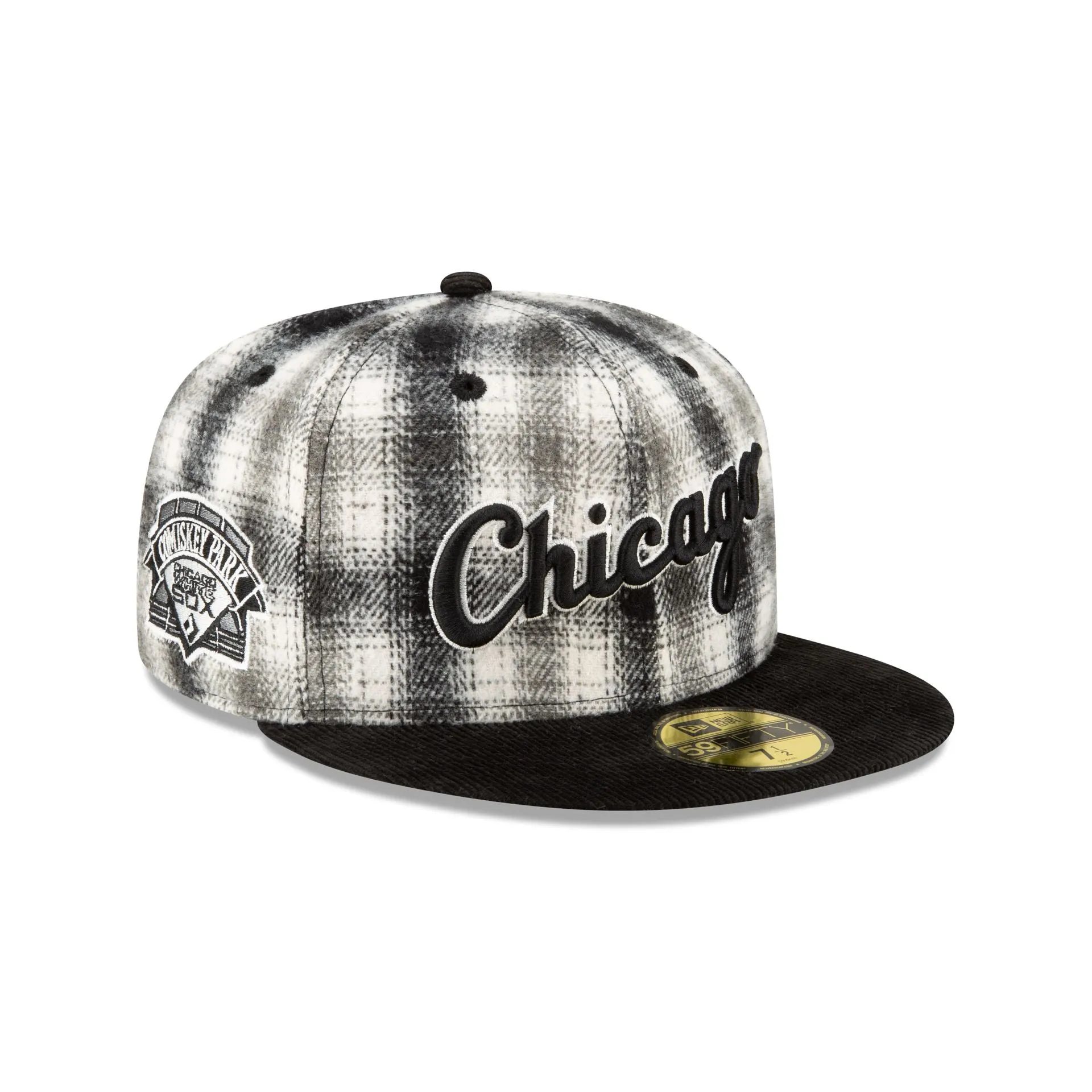 Just Caps Plaid Chicago White Sox 59FIFTY Fitted Hat sold by New Era