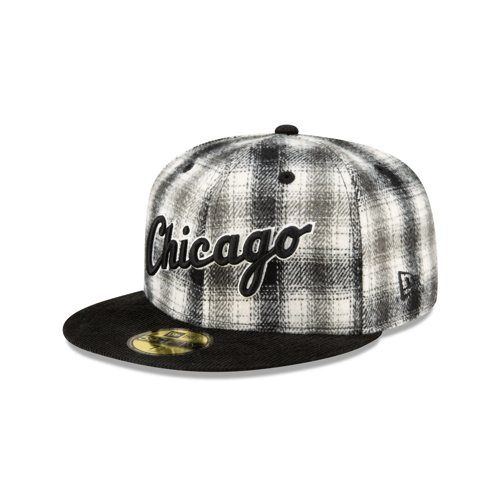 Just Caps Plaid Chicago White Sox 59FIFTY Fitted Hat sold by New Era product image thumbnail 3