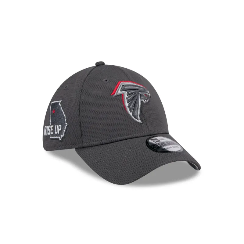 Atlanta Falcons 2024 Draft 39THIRTY Stretch Fit Hat sold by New Era