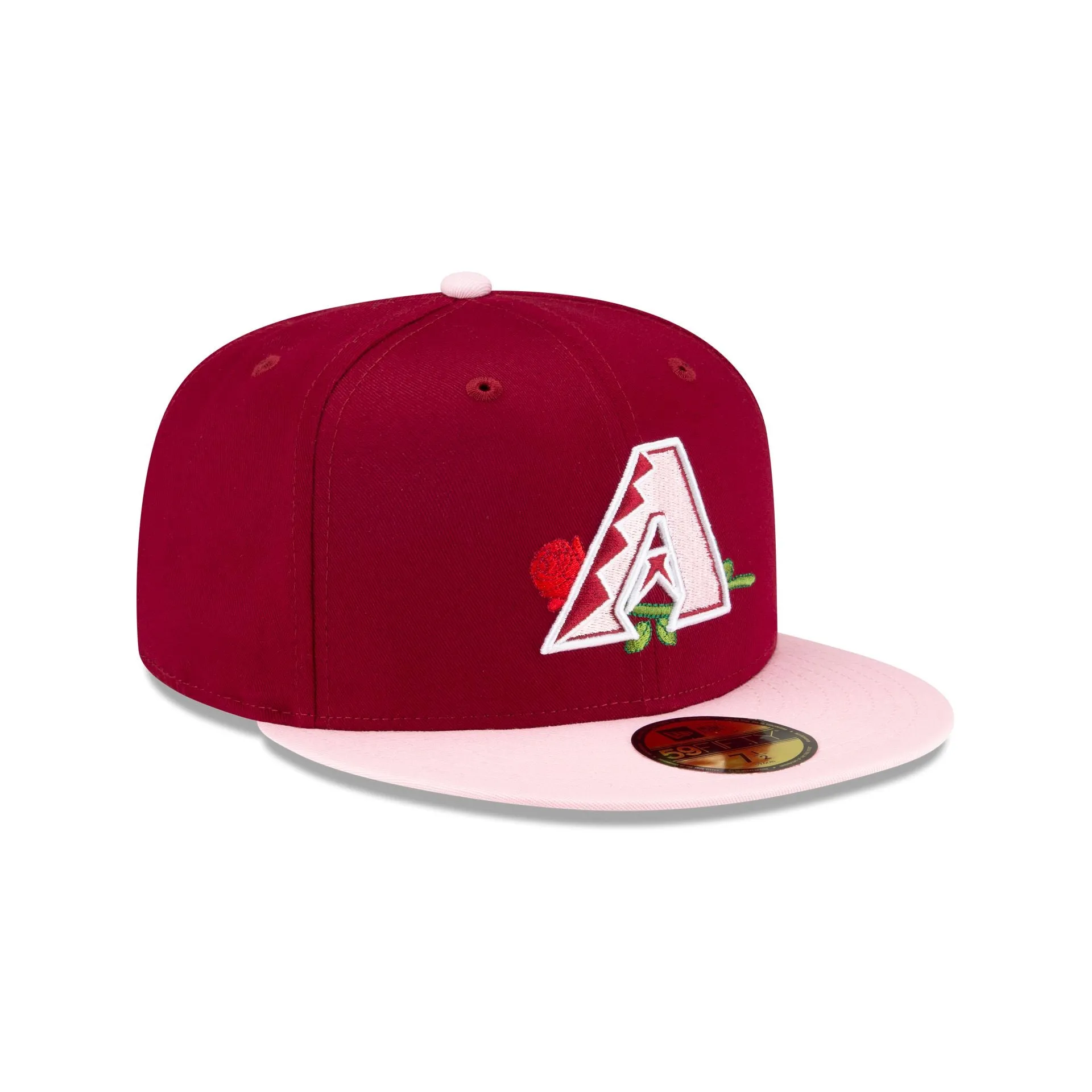 Just Caps Rose Flower Arizona Diamondbacks 59FIFTY Fitted Hat sold by New Era product image thumbnail 3