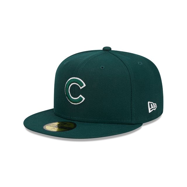 Chicago Cubs Green 59FIFTY Fitted Hat sold by New Era