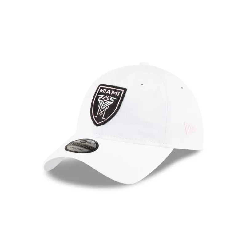 Inter Miami Basic White 9TWENTY Adjustable Hat sold by New Era