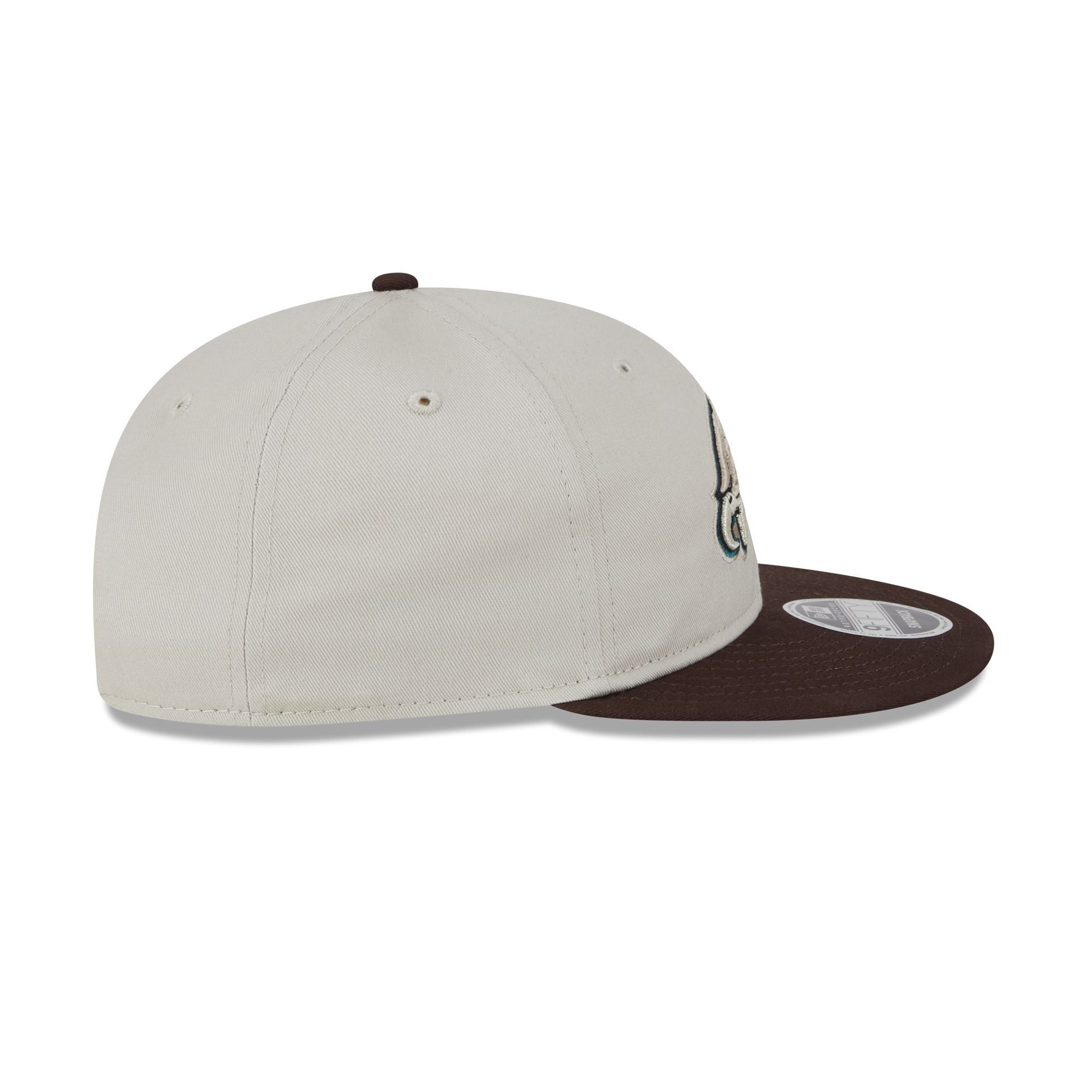 Philadelphia Eagles Two Tone Taupe Retro Crown 9FIFTY Snapback Hat sold by New Era product image thumbnail 5