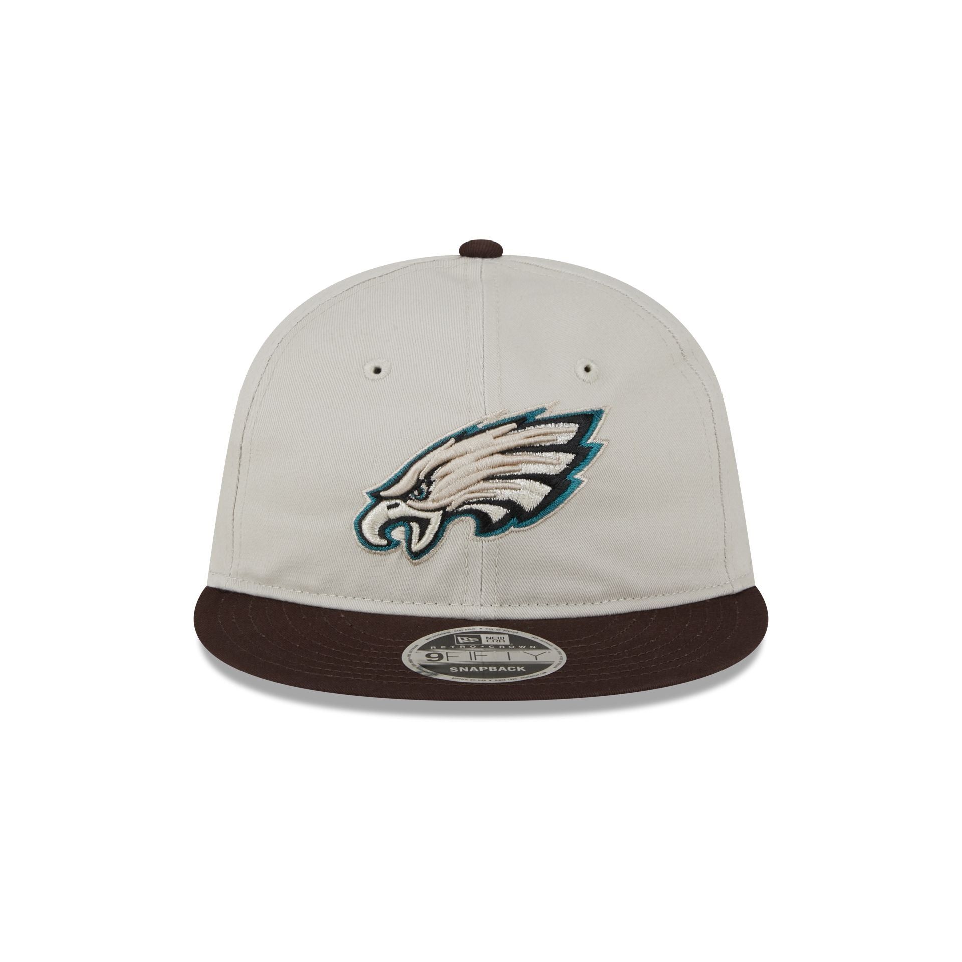 Philadelphia Eagles Two Tone Taupe Retro Crown 9FIFTY Snapback Hat sold by New Era product image thumbnail 2