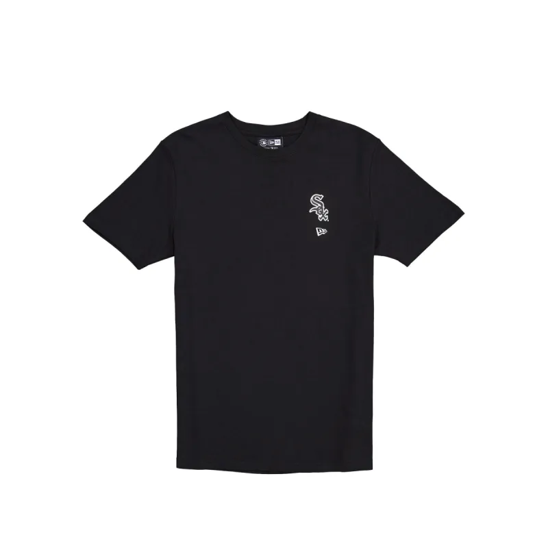 Chicago White Sox Logo Essentials Black T-Shirt sold by New Era
