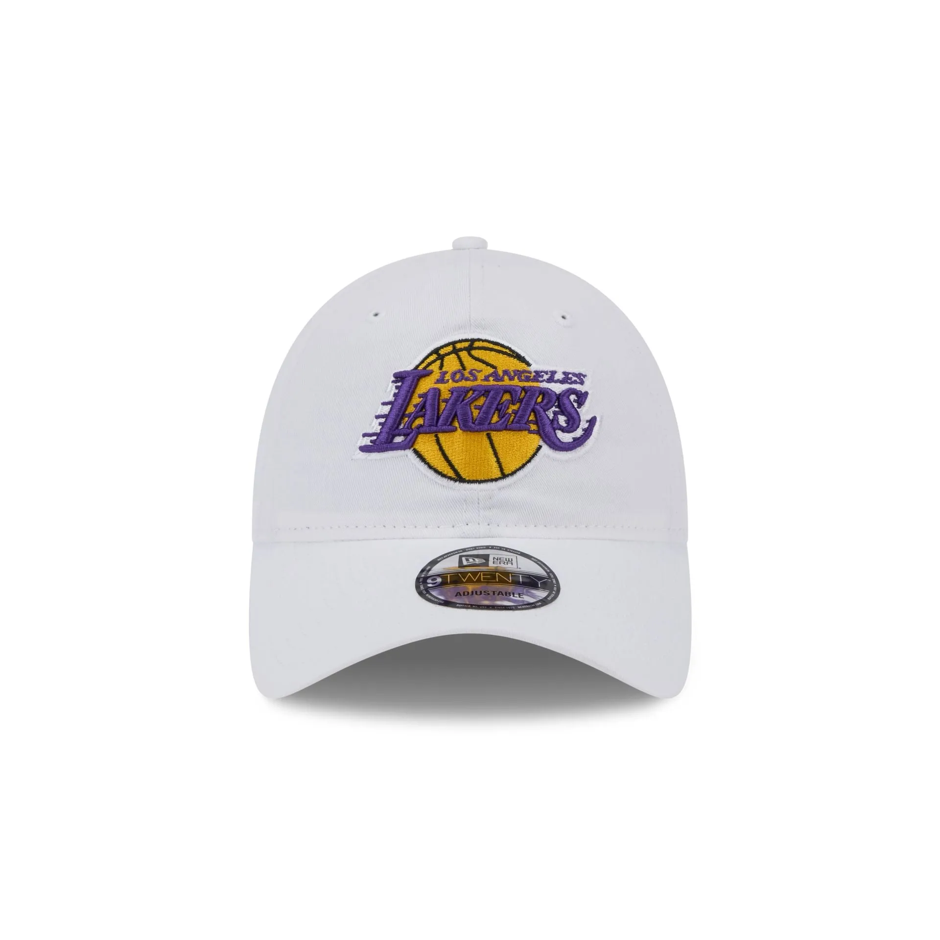 Los Angeles Lakers White 9TWENTY Adjustable Hat sold by New Era product image thumbnail 2