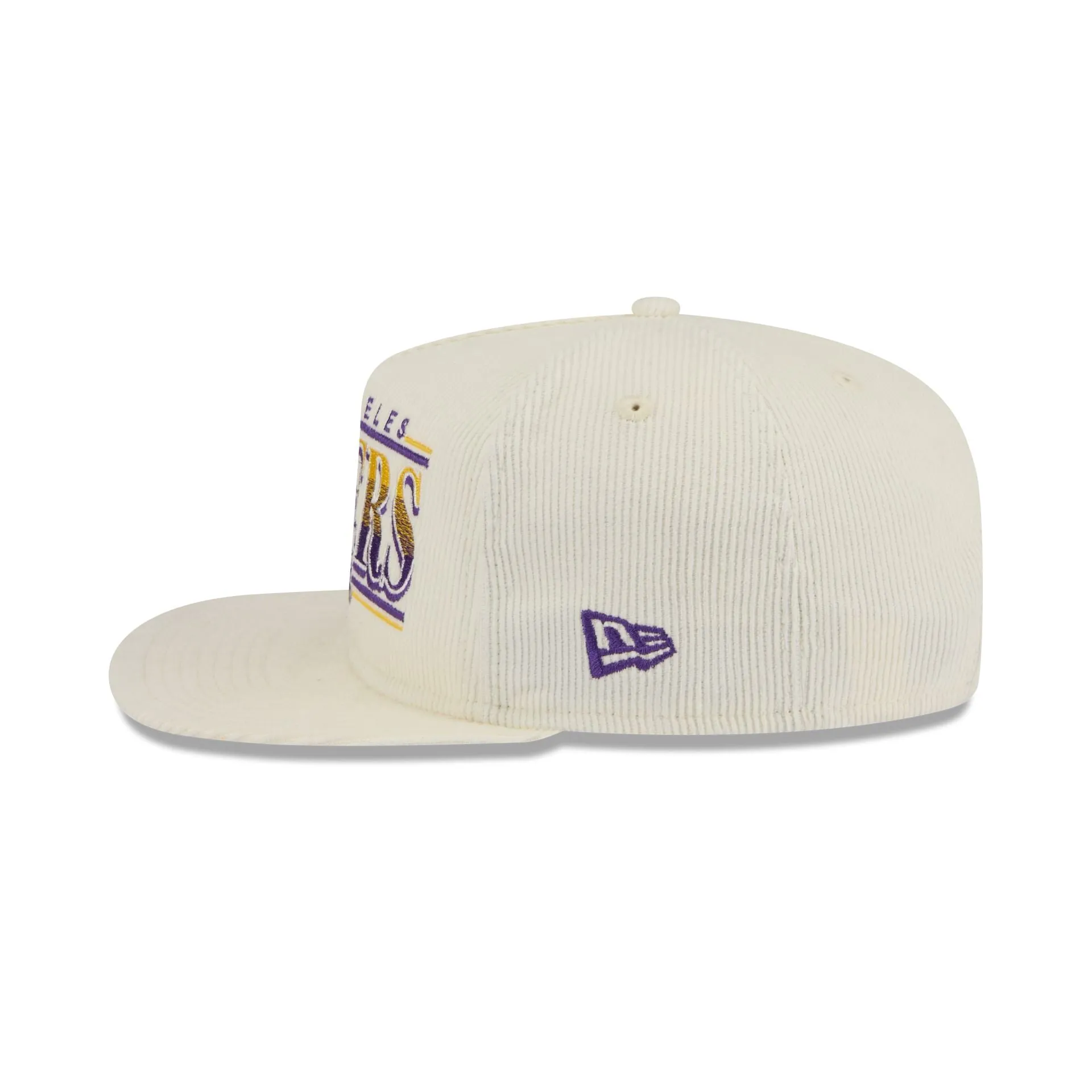 Los Angeles Lakers Throwback Corduroy Golfer Hat sold by New Era product image thumbnail 5