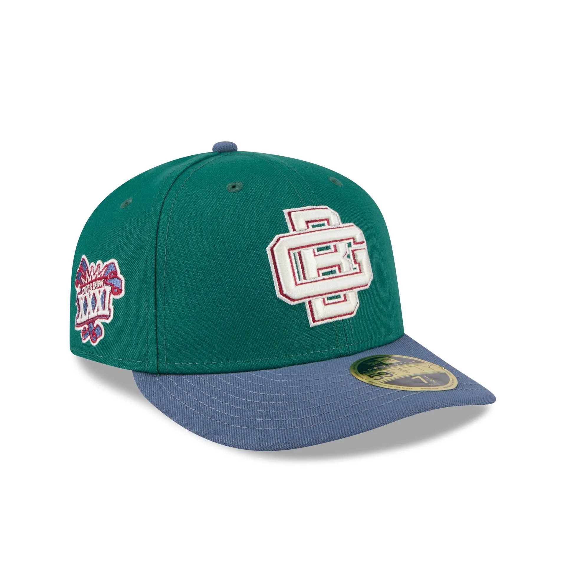 Green Bay Packers Green Gemstone Low Profile 59FIFTY Fitted Hat sold by New Era