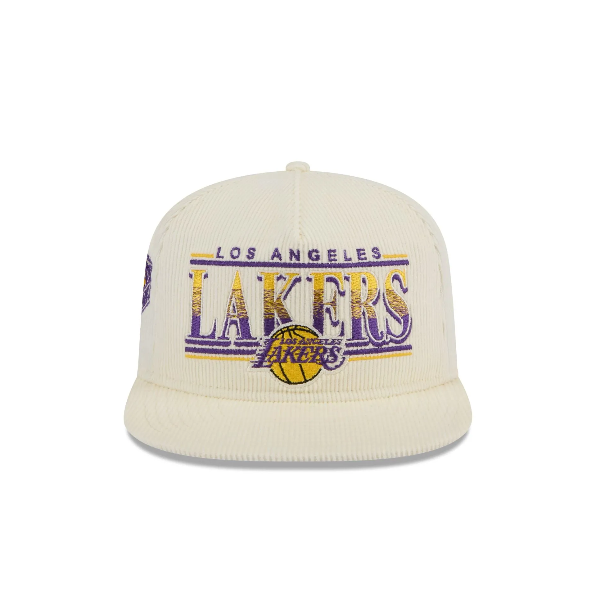 Los Angeles Lakers Throwback Corduroy Golfer Hat sold by New Era product image thumbnail 2