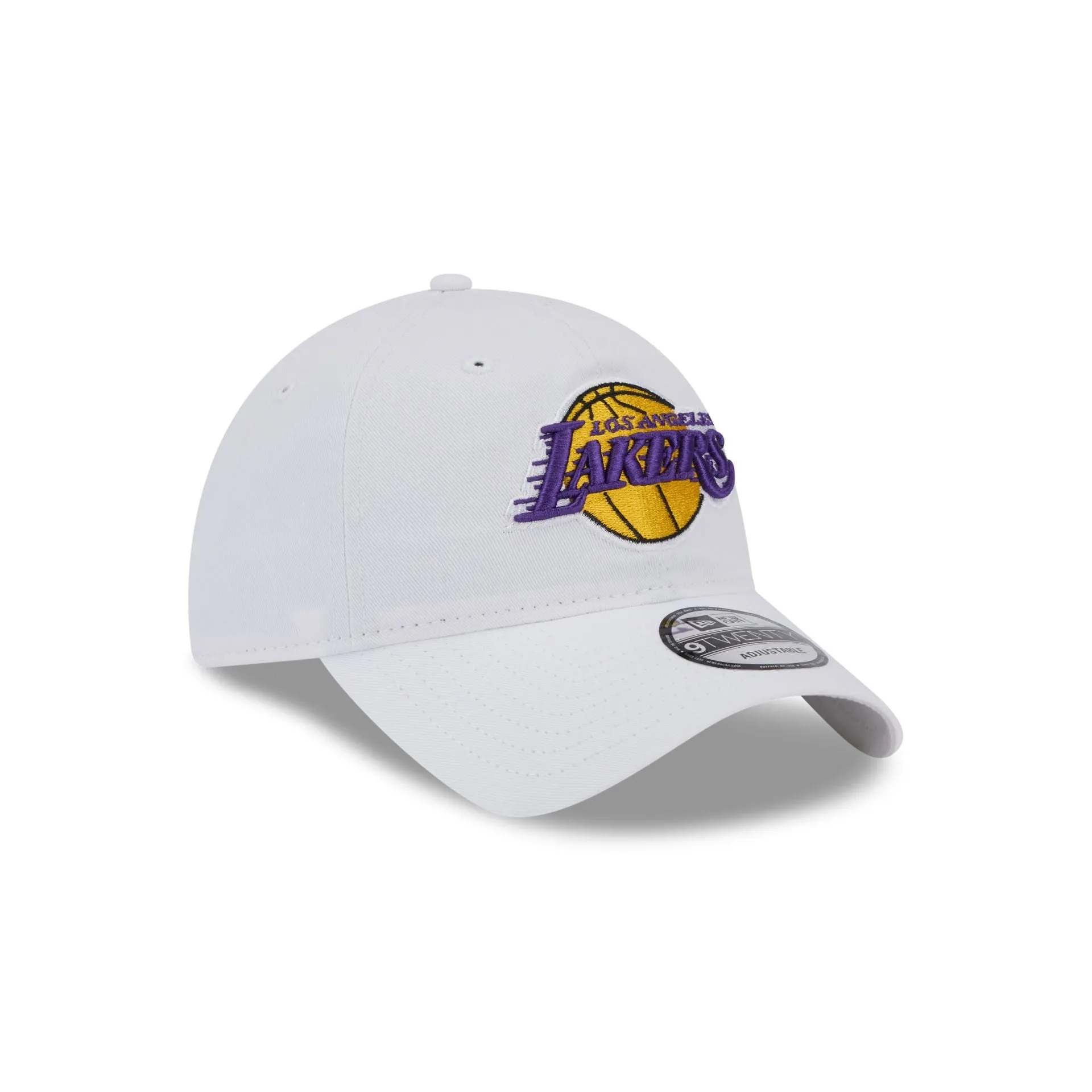 Los Angeles Lakers White 9TWENTY Adjustable Hat sold by New Era product image thumbnail 3