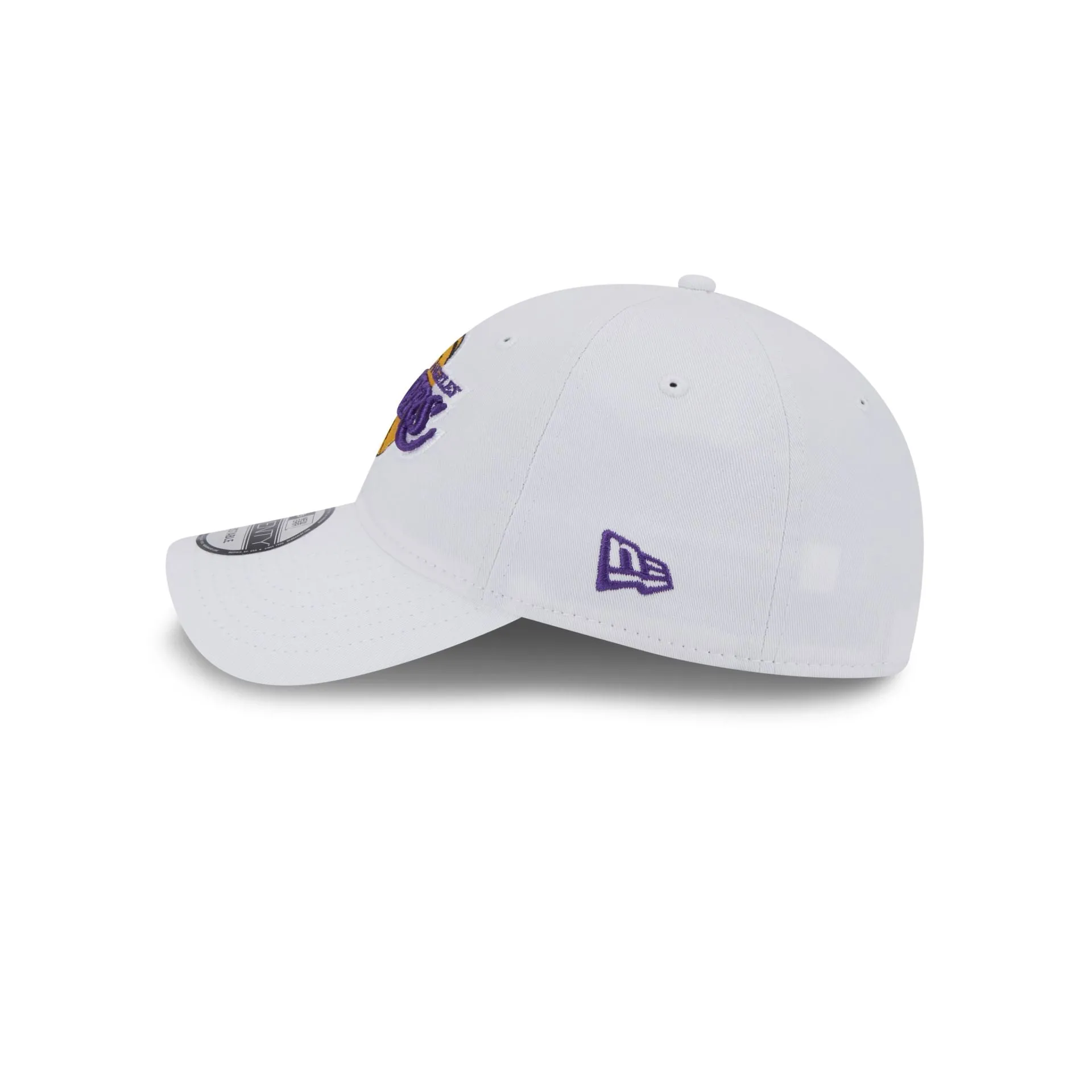 Los Angeles Lakers White 9TWENTY Adjustable Hat sold by New Era product image thumbnail 4