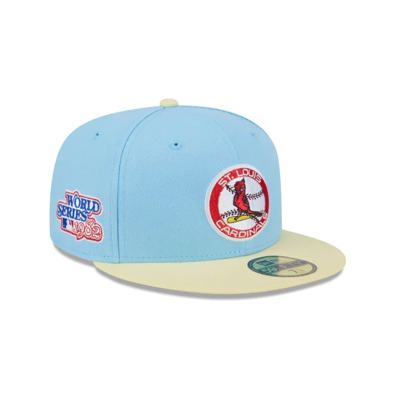 St. Louis Cardinals Doscientos Blue 59FIFTY Fitted Hat sold by New Era