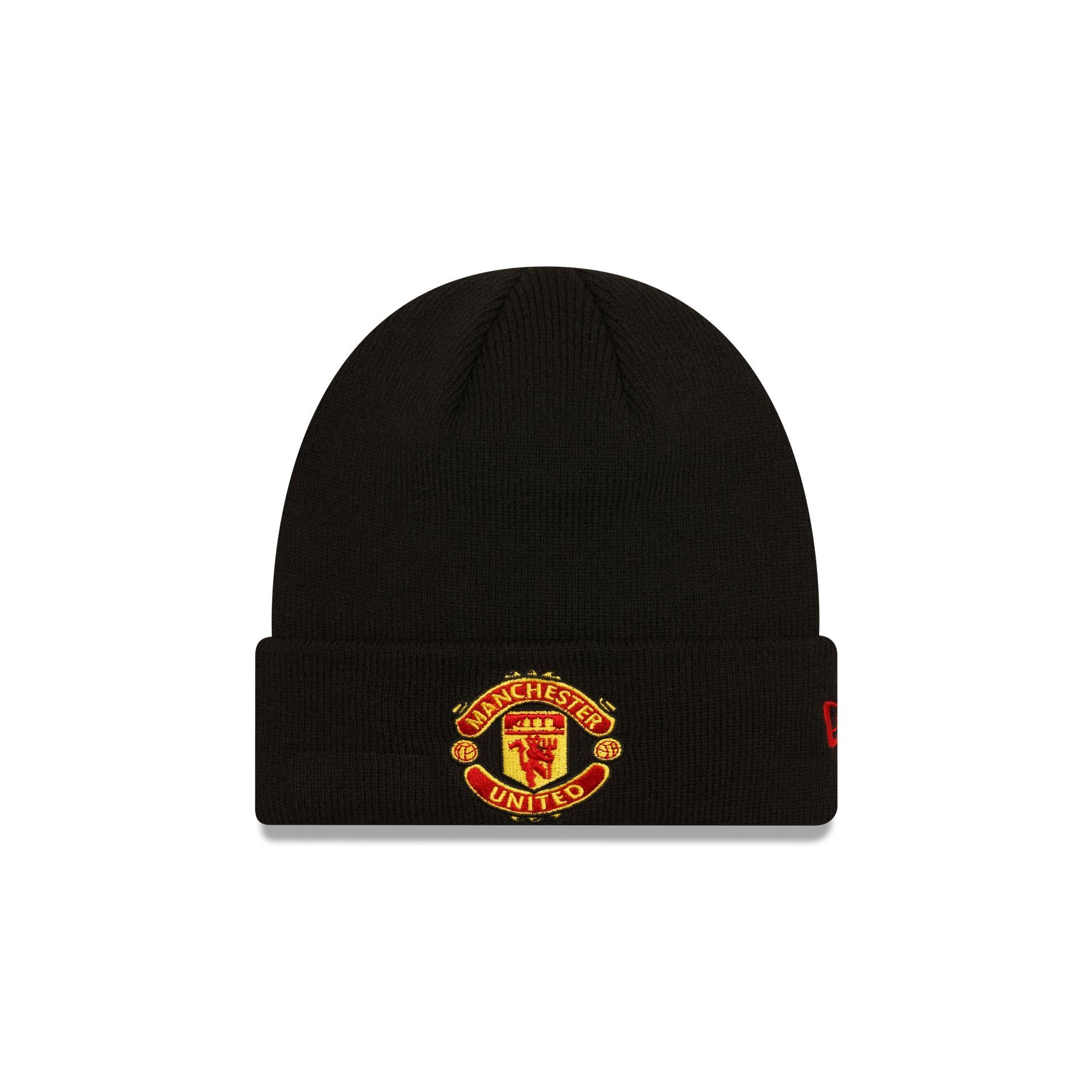 Manchester United Black Knit Hat sold by New Era