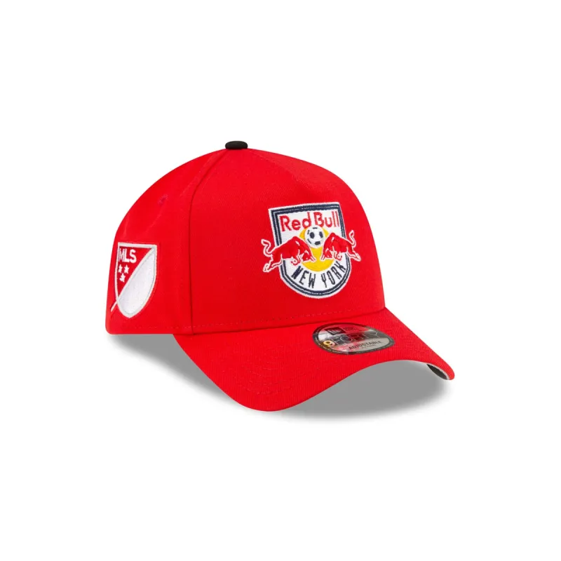 New York Red Bulls 2024 MLS Kickoff 9FORTY A-Frame Snapback Hat sold by New Era
