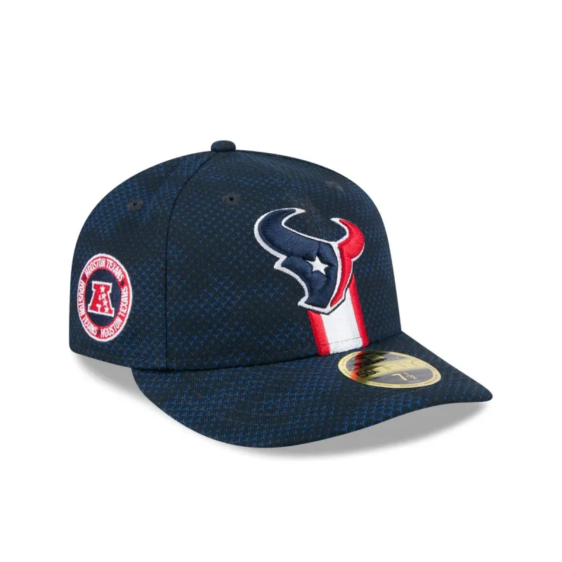 Houston Texans 2024 Sideline Low Profile 59FIFTY Fitted Hat sold by New Era