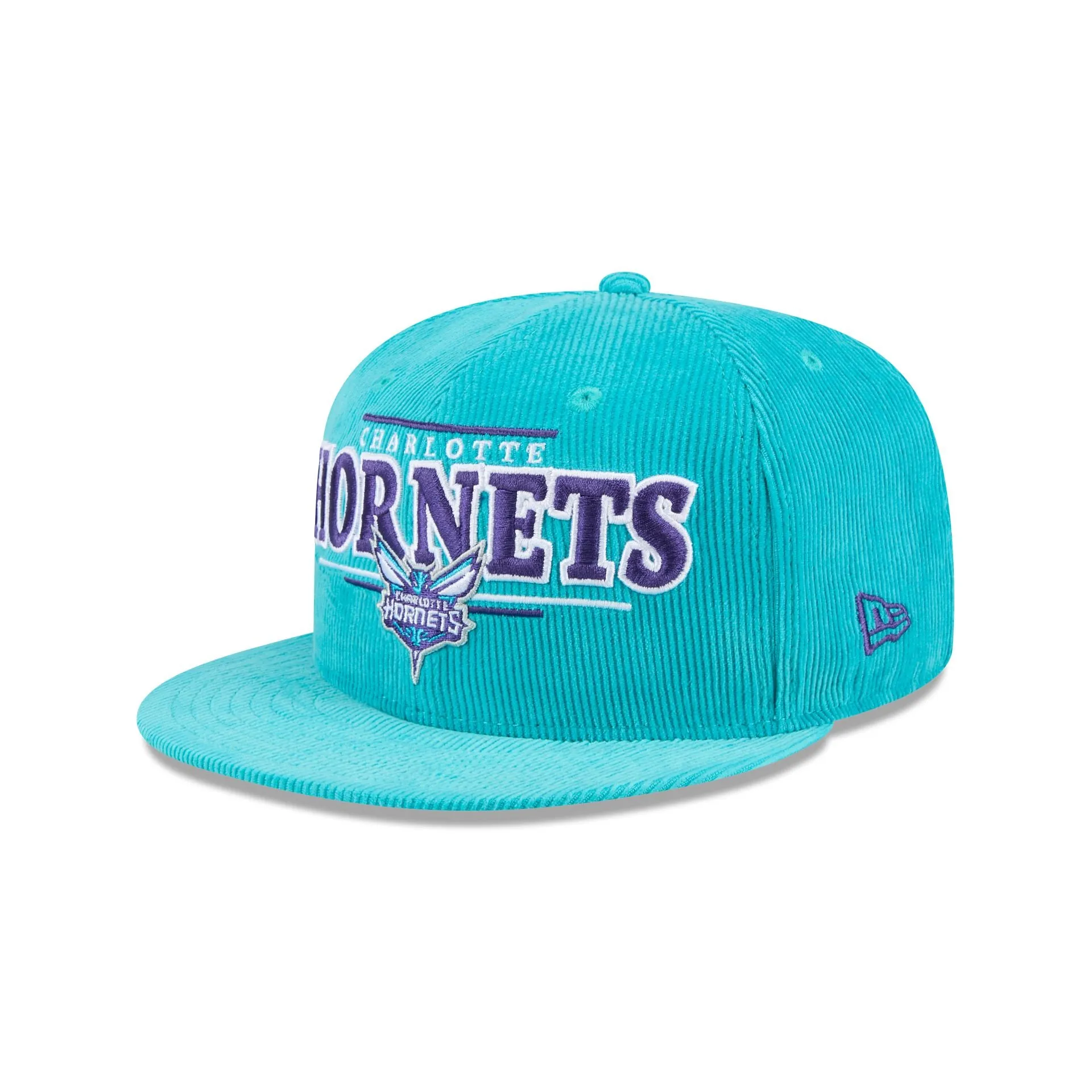 Charlotte Hornets Throwback Display 9FIFTY Snapback Hat sold by New Era