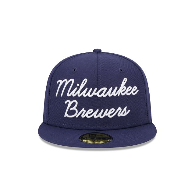 Milwaukee Brewers Fairway Script 59FIFTY Fitted Hat sold by New Era product image thumbnail 2
