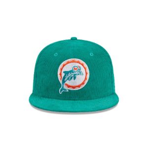 Miami Dolphins Throwback Corduroy 59FIFTY Fitted Hat sold by New Era