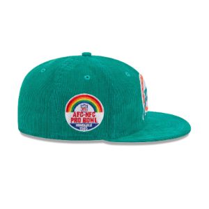 Miami Dolphins Throwback Corduroy 59FIFTY Fitted Hat sold by New Era