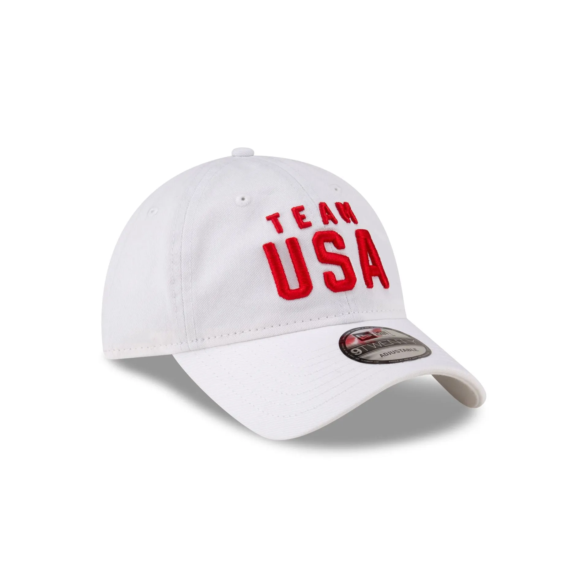 Team USA White 9TWENTY Adjustable Hat sold by New Era product image thumbnail 3