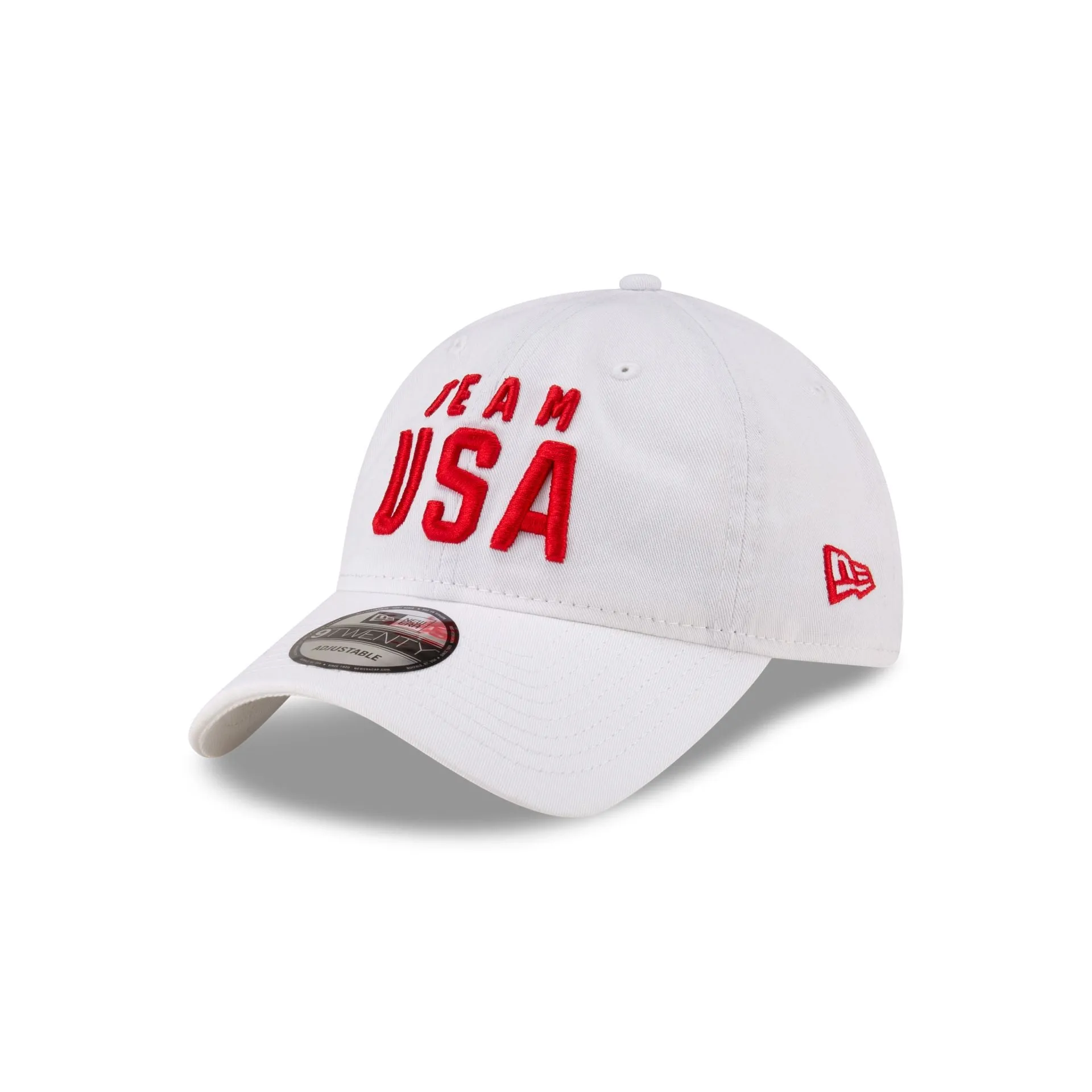 Team USA White 9TWENTY Adjustable Hat sold by New Era