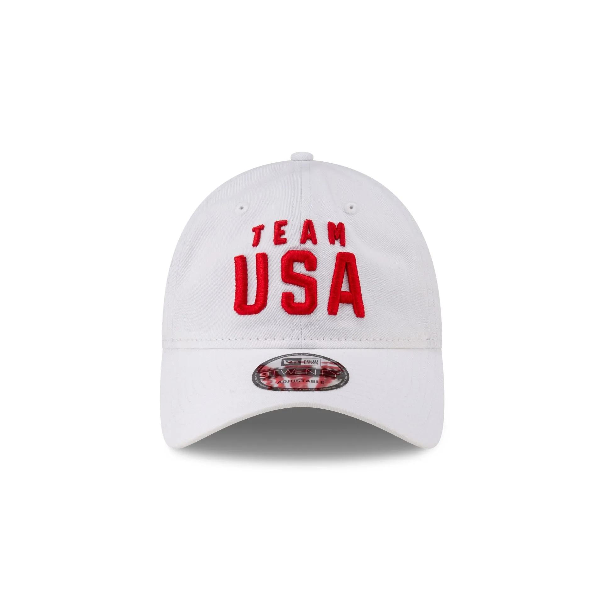 Team USA White 9TWENTY Adjustable Hat sold by New Era product image thumbnail 2
