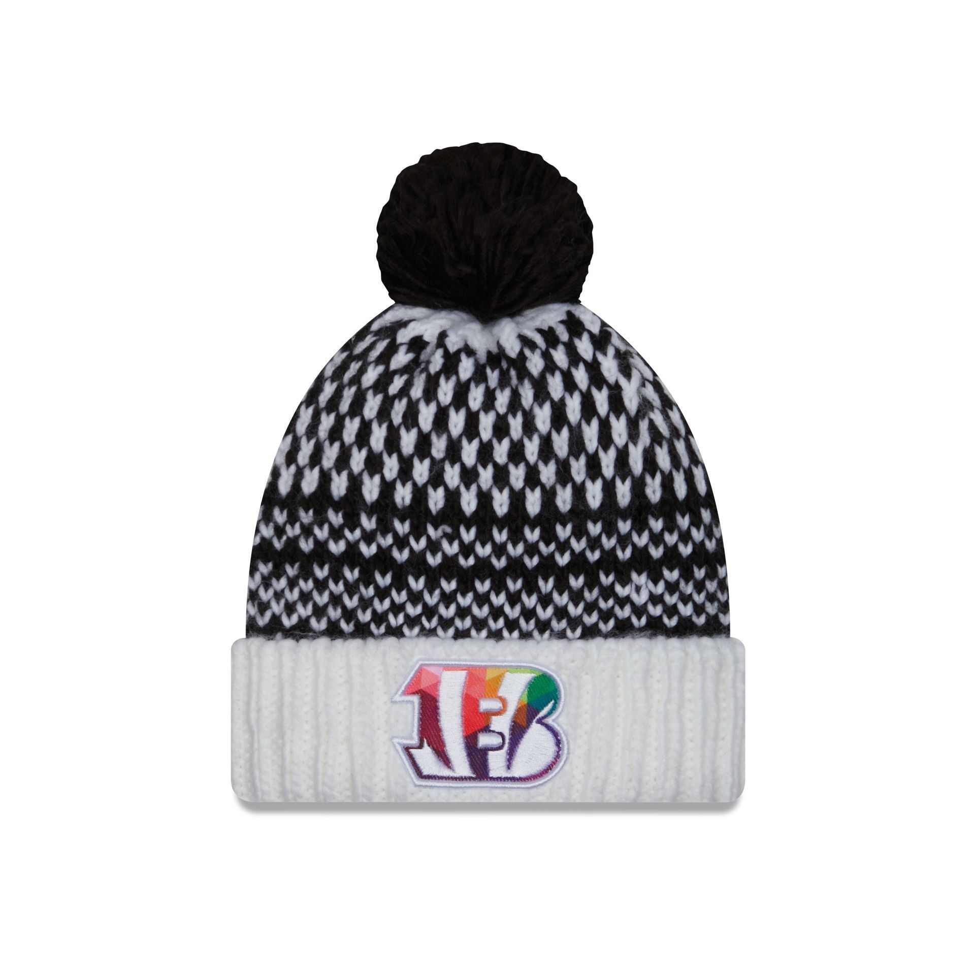 Cincinnati Bengals 2023 Crucial Catch Women's Pom Knit Hat sold by New Era