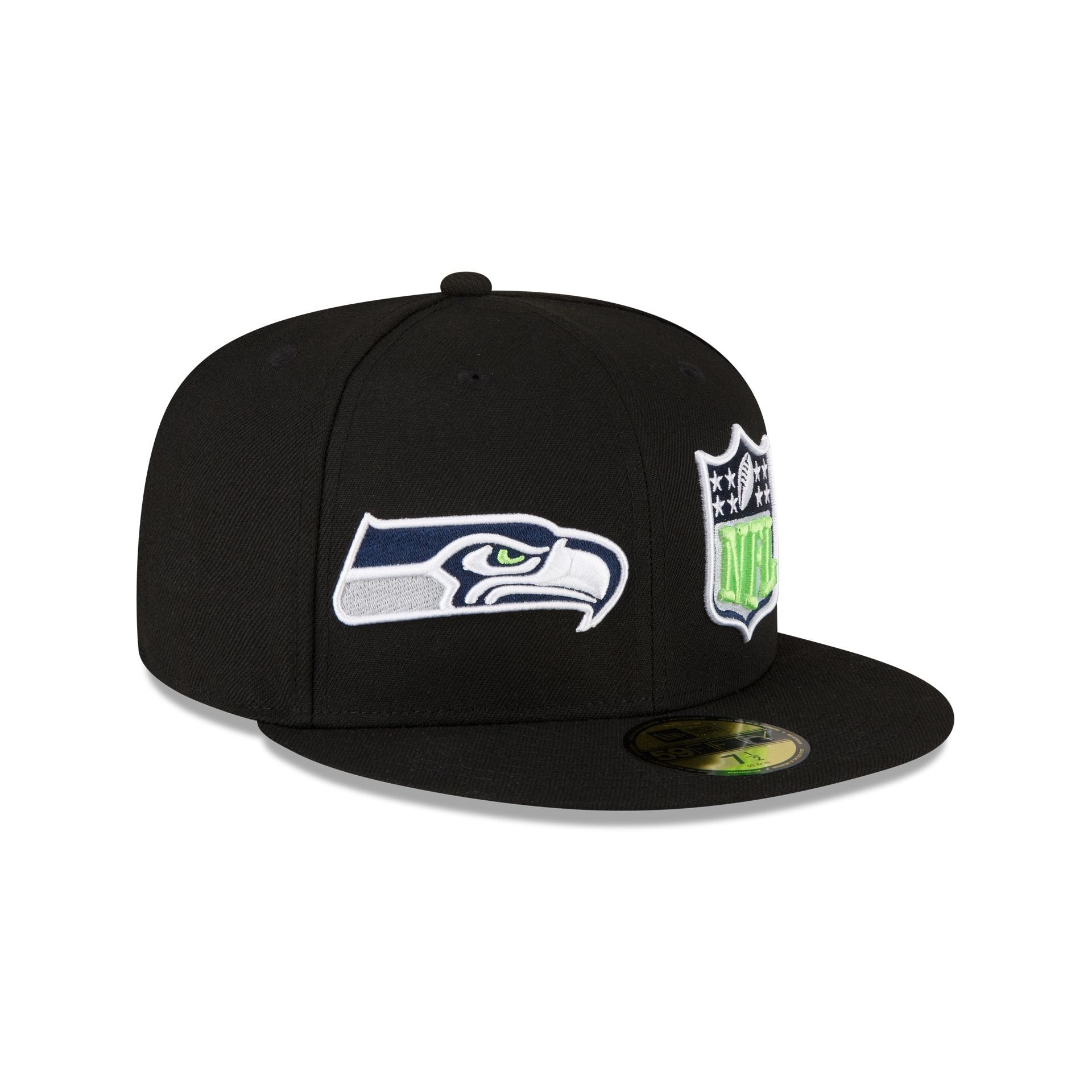 Seattle Seahawks 2023 Sideline Black 59FIFTY Fitted Hat sold by New Era product image thumbnail 3