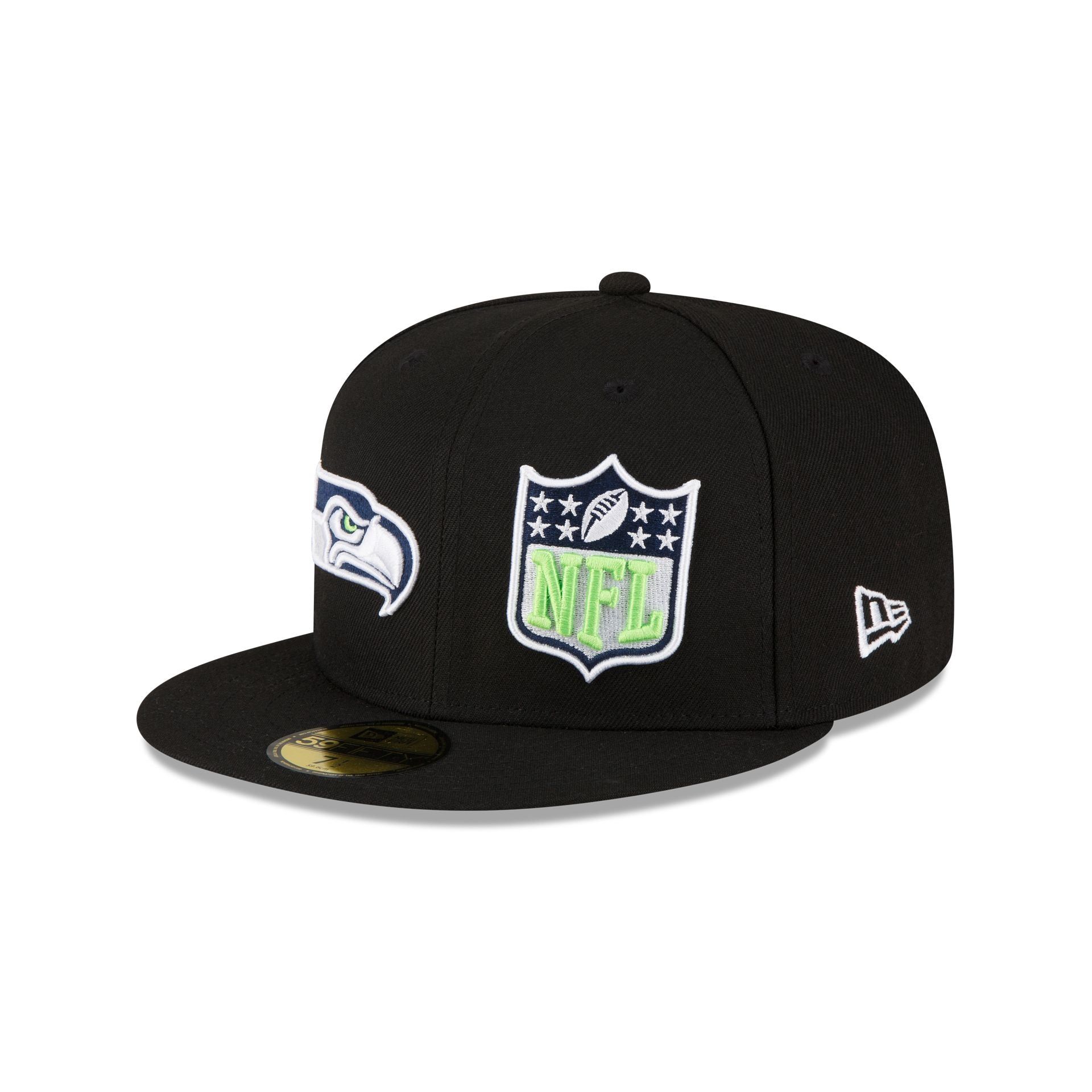Seattle Seahawks 2023 Sideline Black 59FIFTY Fitted Hat sold by New Era