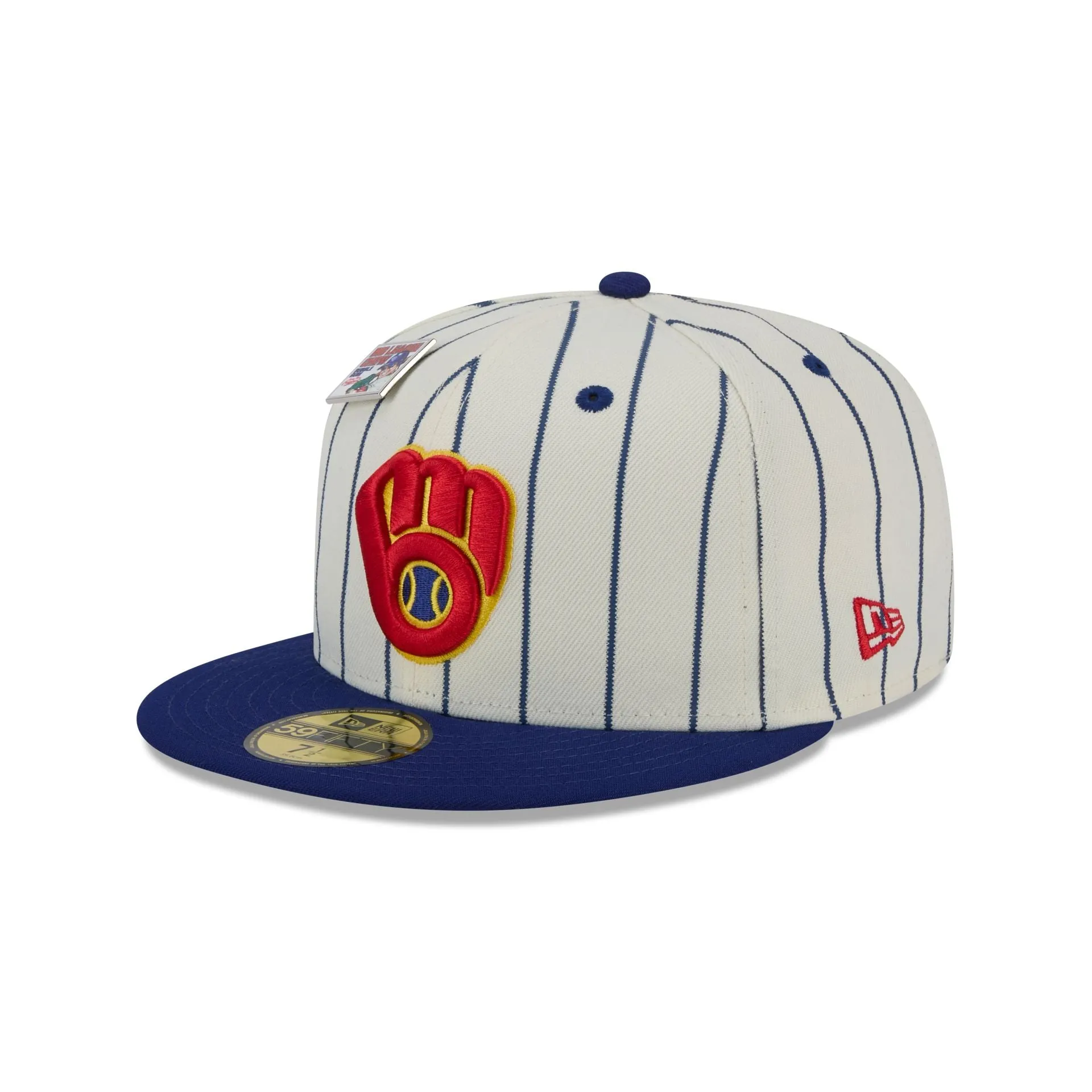Big League Chew X Milwaukee Brewers Pinstripe 59FIFTY Fitted Hat sold by New Era product image thumbnail 3