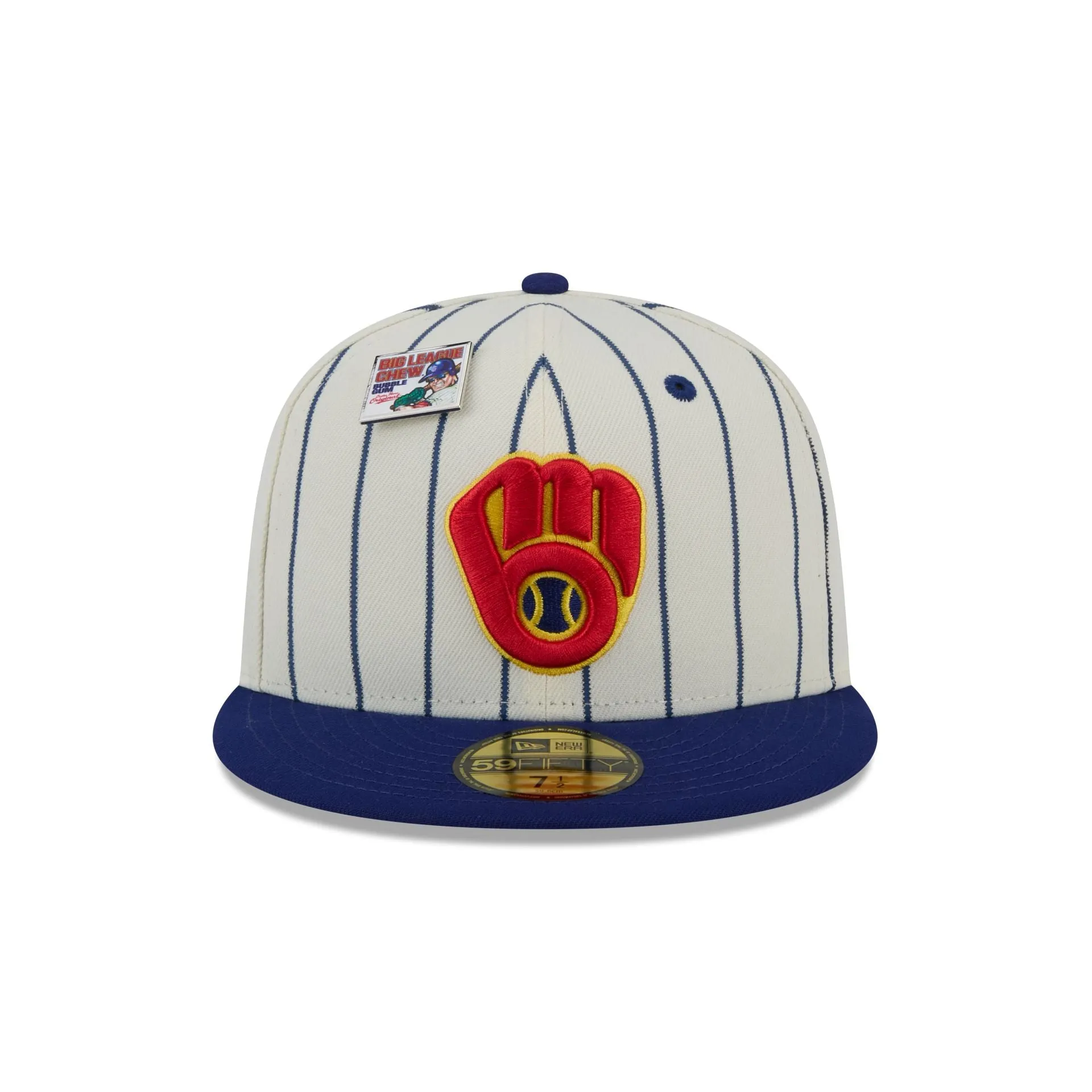 Big League Chew X Milwaukee Brewers Pinstripe 59FIFTY Fitted Hat sold by New Era product image thumbnail 2