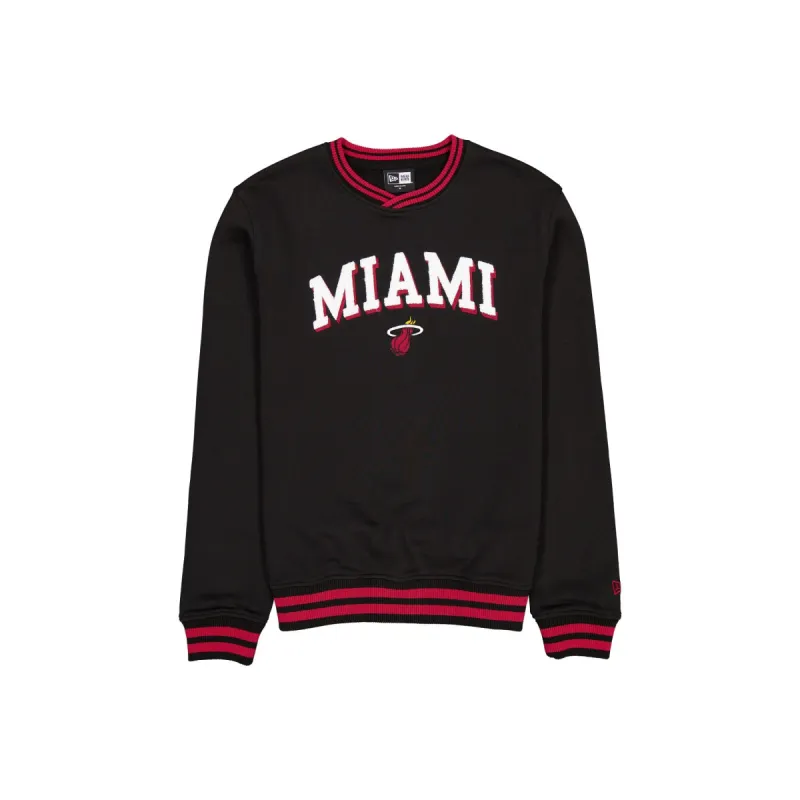 Miami Heat Sport Night Black Crewneck sold by New Era