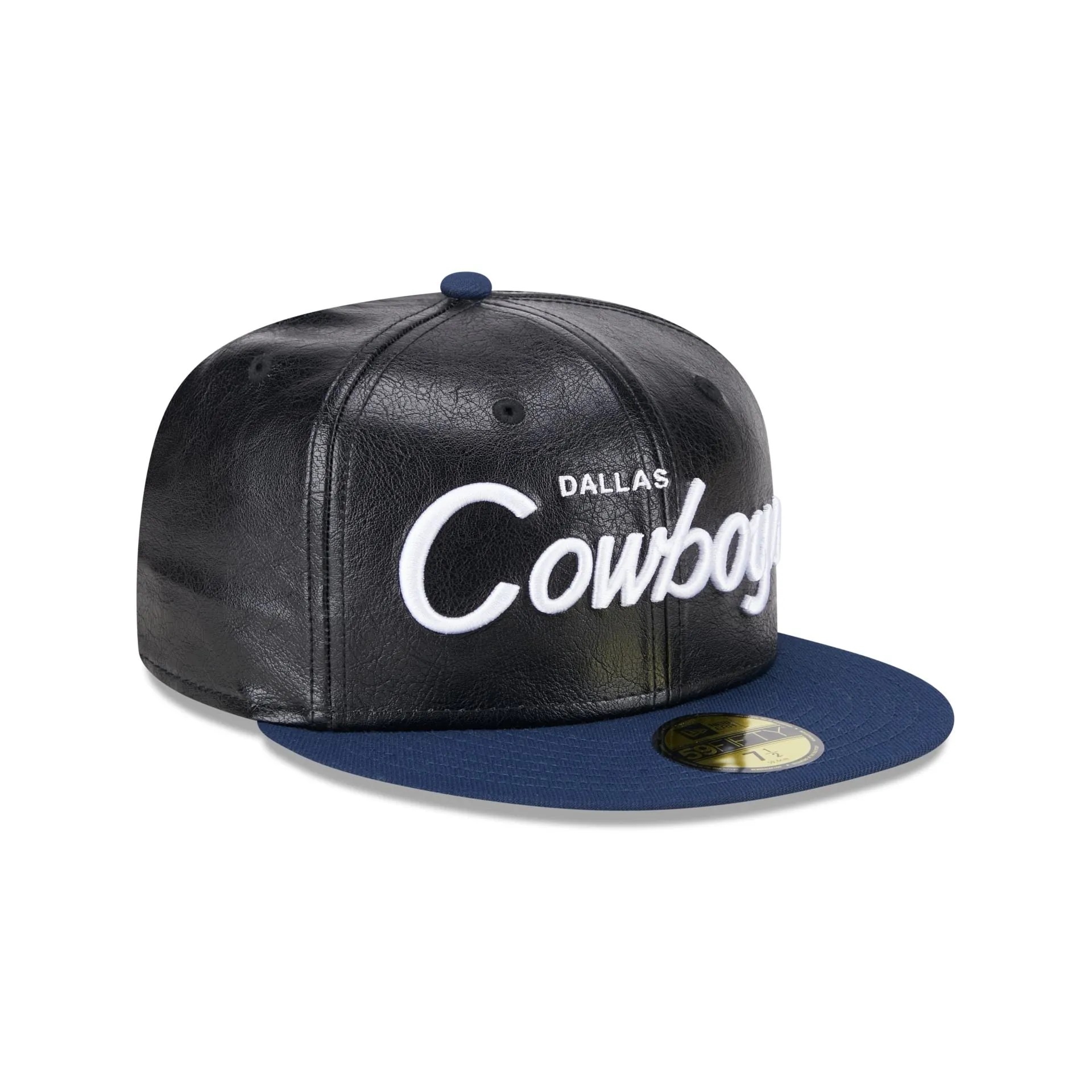 Dallas Cowboys Faux Leather Crown 59FIFTY Fitted Hat sold by New Era product image thumbnail 3