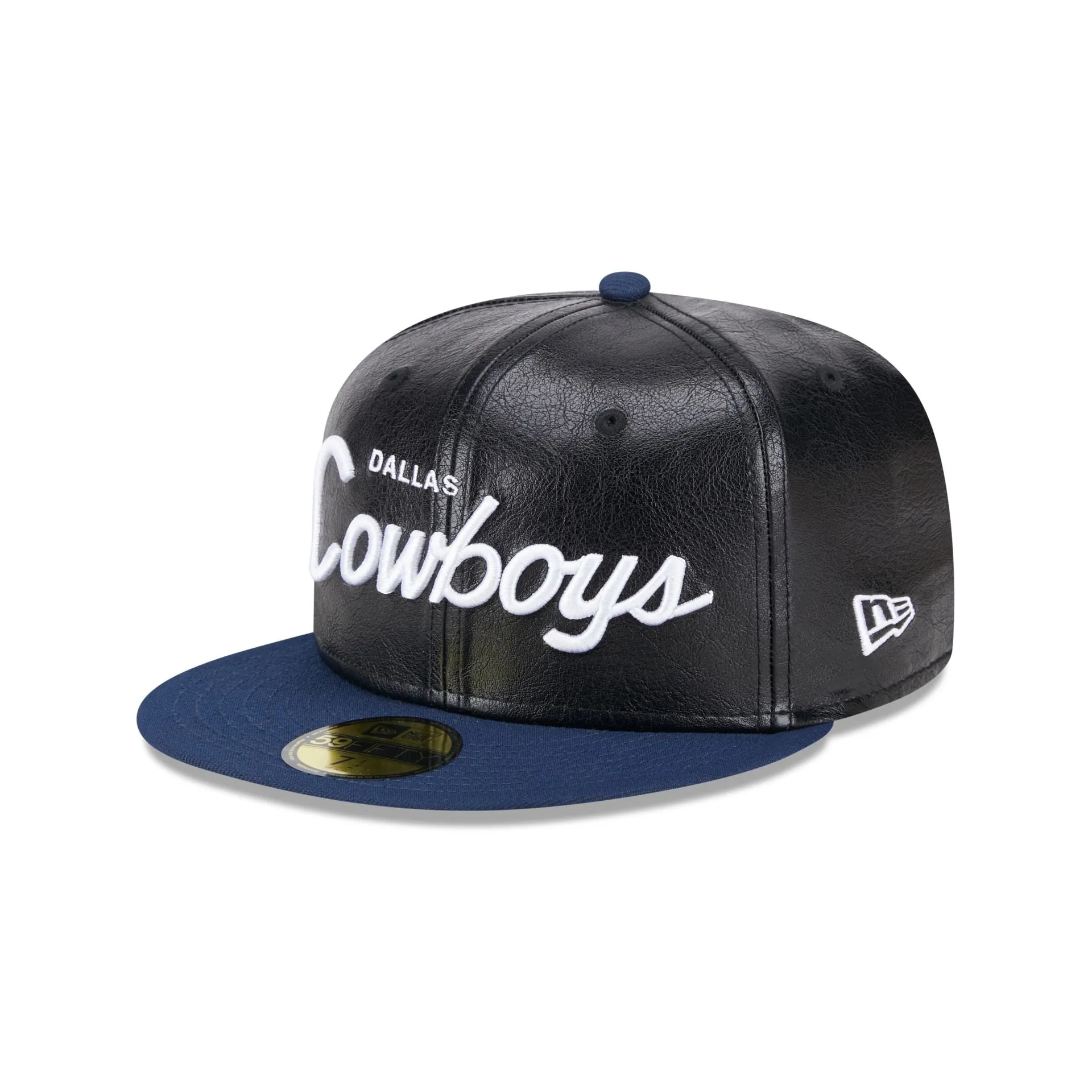 Dallas Cowboys Faux Leather Crown 59FIFTY Fitted Hat sold by New Era