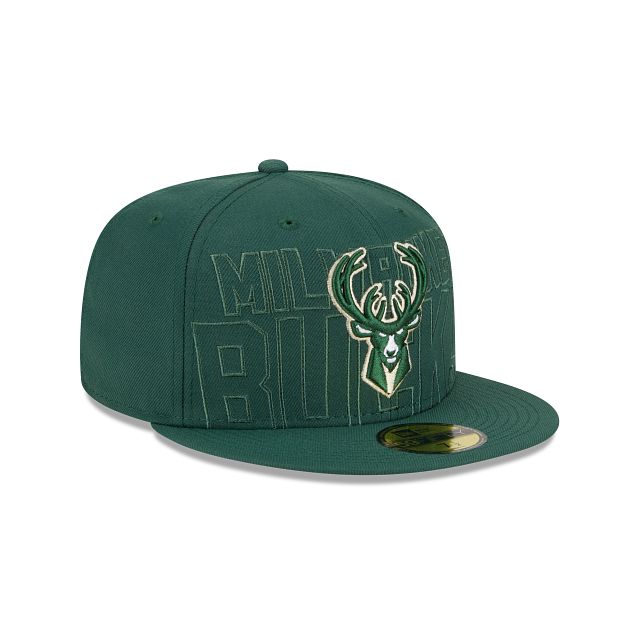 Milwaukee Bucks NBA Authentics 2023 Draft 59FIFTY Fitted Hat sold by New Era product image thumbnail 3