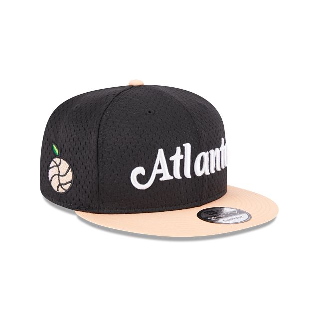 Atlanta Hawks Mesh Crown 9FIFTY Snapback Hat sold by New Era