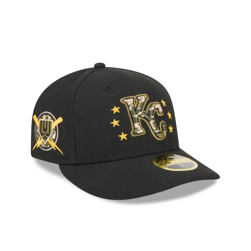 Kansas City Royals Armed Forces Day 2024 Low Profile 59FIFTY Fitted Hat sold by New Era