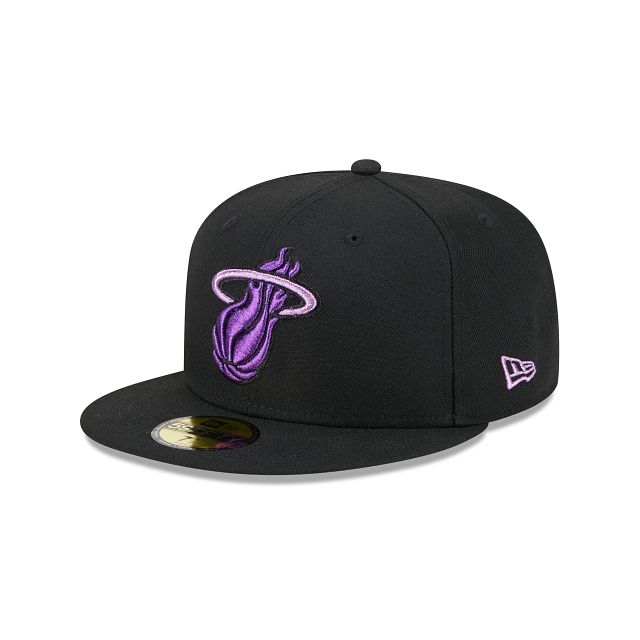 Miami Heat Metallic Pop 59FIFTY Fitted Hat sold by New Era