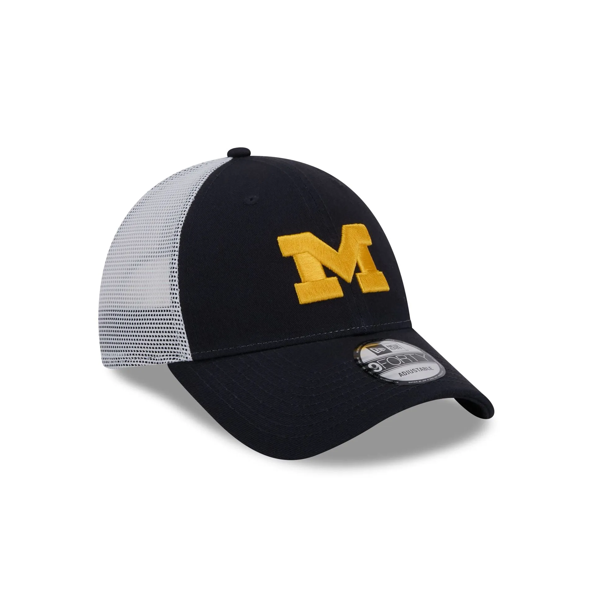Michigan Wolverines Blue 9FORTY Trucker Hat sold by New Era product image thumbnail 3