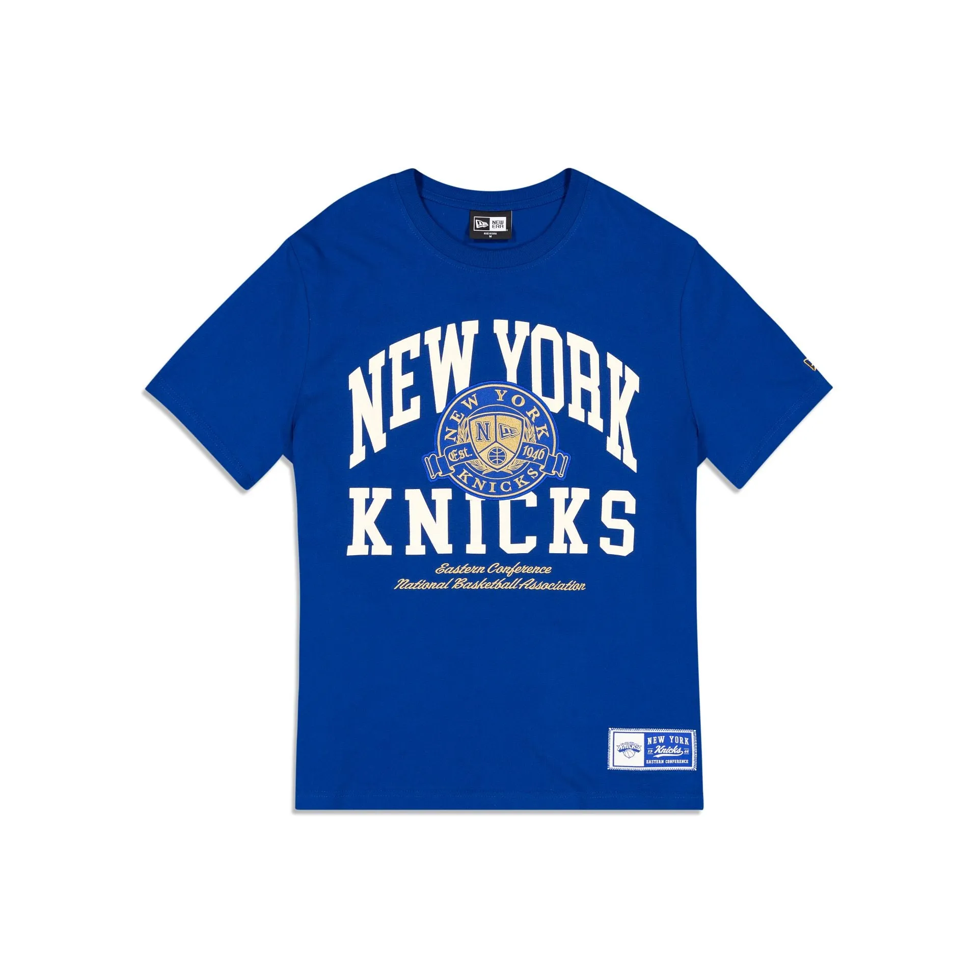 New York Knicks Letterman Classic T-Shirt sold by New Era