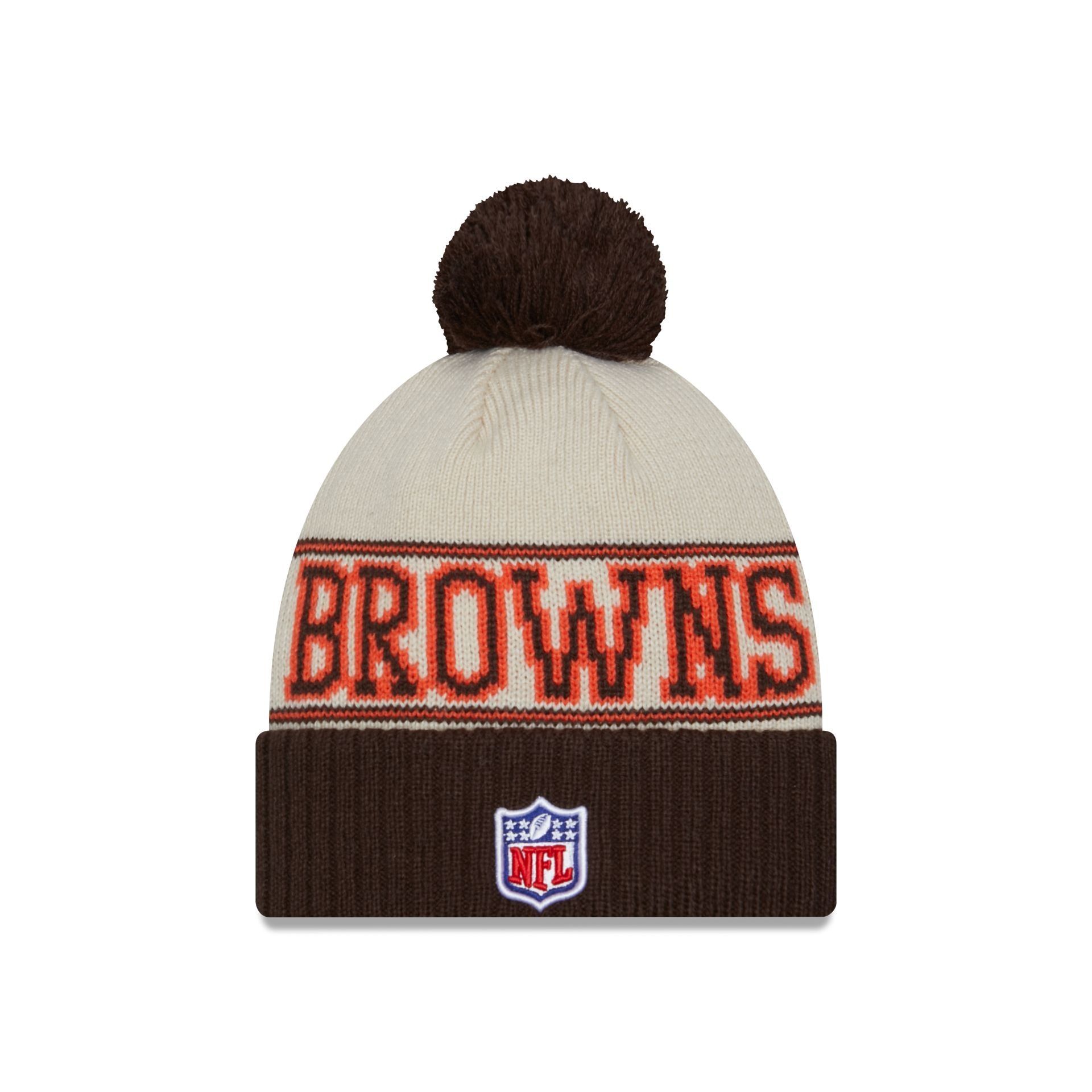 Cleveland Browns 2023 Cold Weather Historic Pom Knit sold by New Era product image thumbnail 2