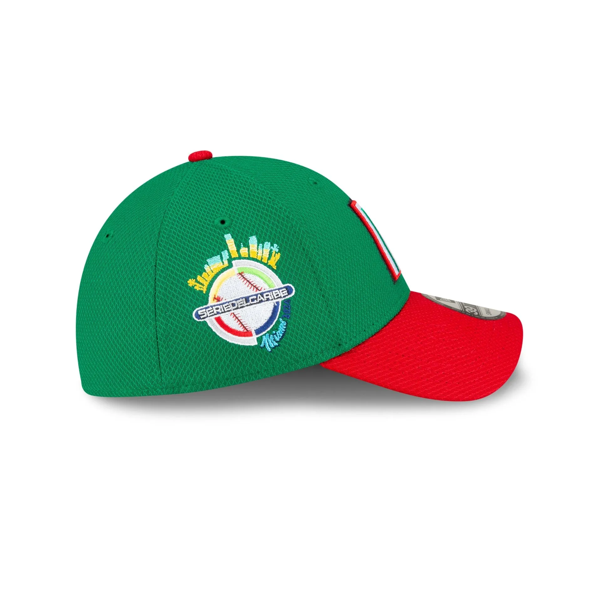 Mexico Baseball 2024 Caribbean Series Green 39THIRTY Stretch Fit Hat sold by New Era product image thumbnail 4