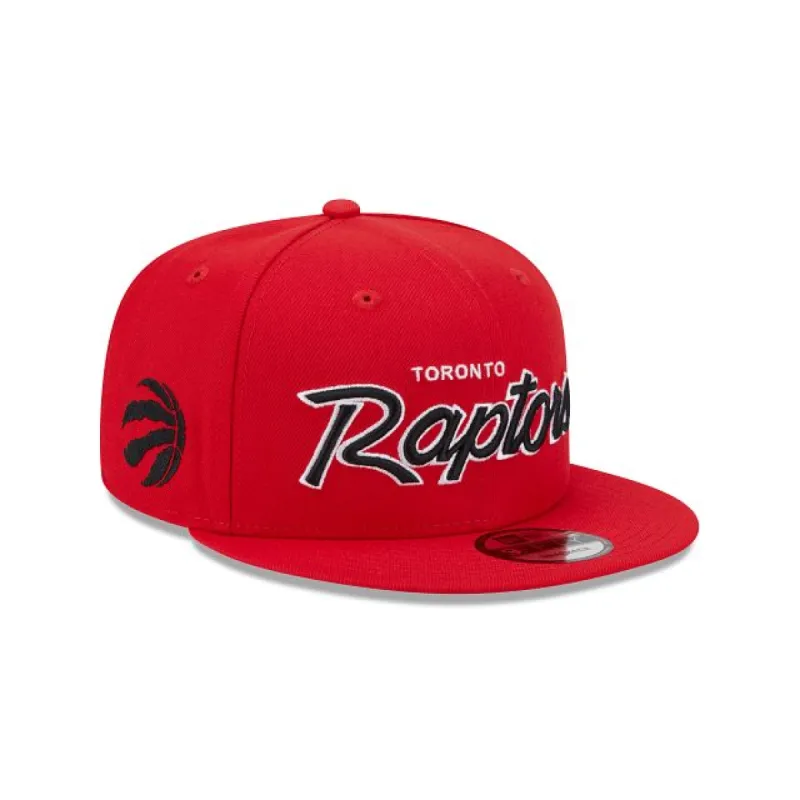 Toronto Raptors Script 9FIFTY Snapback Hat sold by New Era