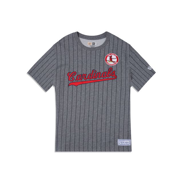 St. Louis Cardinals Striped Gray T-Shirt sold by New Era