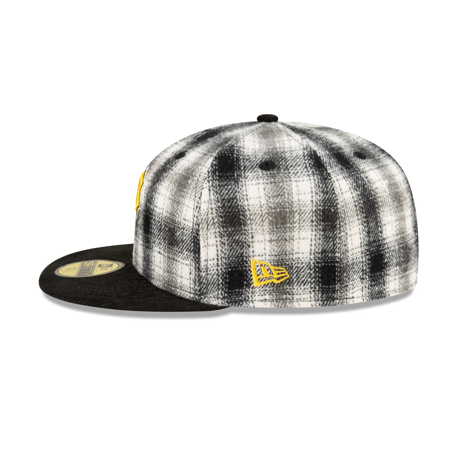 Just Caps Plaid Pittsburgh Pirates 59FIFTY Fitted Hat sold by New Era product image thumbnail 5