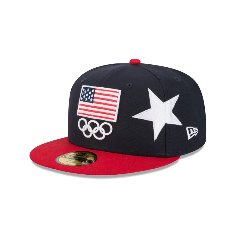 Team USA Olympics Stars 59FIFTY Fitted Hat sold by New Era