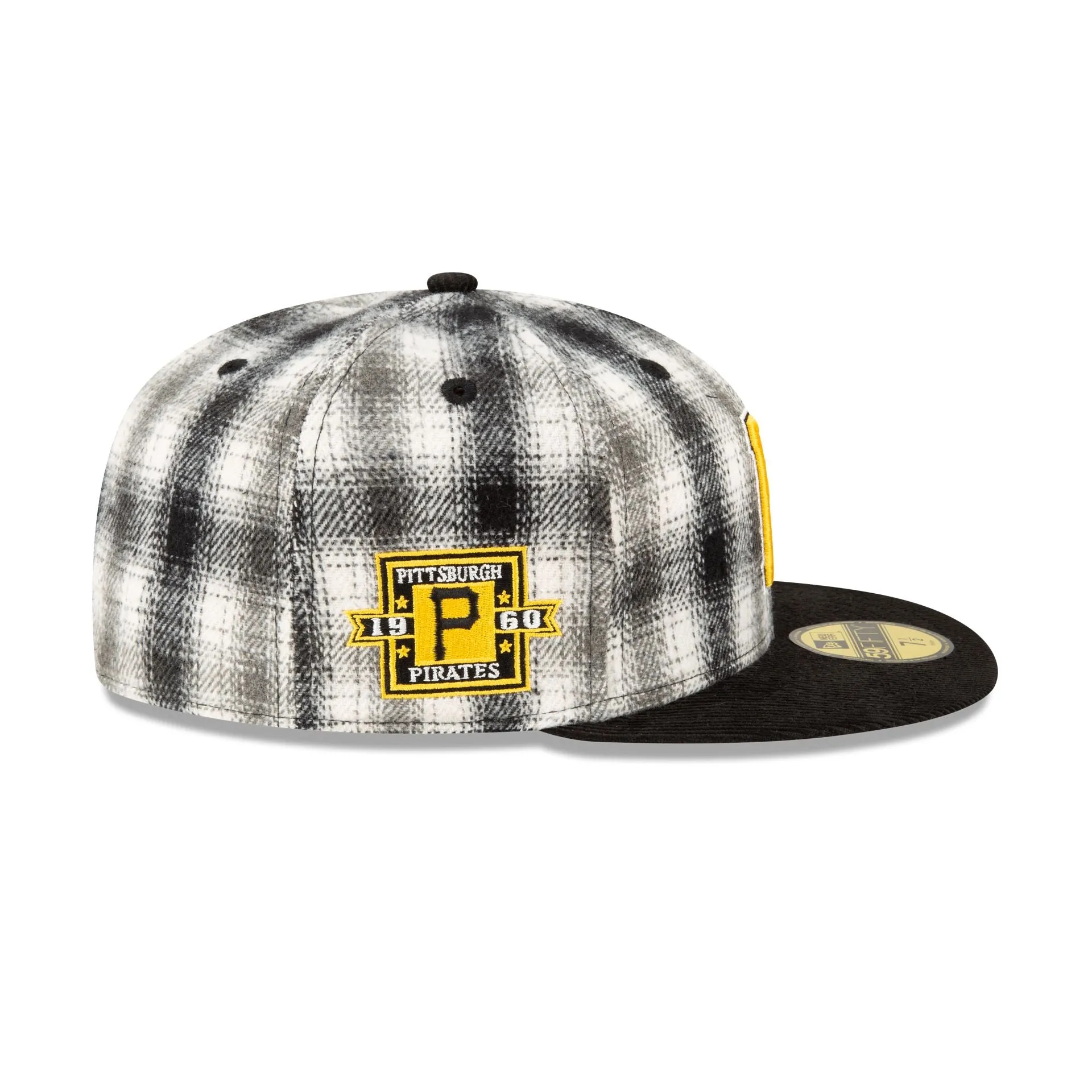 Just Caps Plaid Pittsburgh Pirates 59FIFTY Fitted Hat sold by New Era product image thumbnail 4