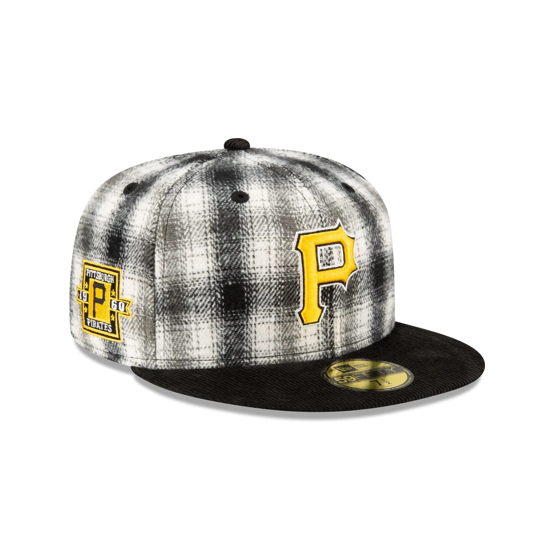 Just Caps Plaid Pittsburgh Pirates 59FIFTY Fitted Hat sold by New Era