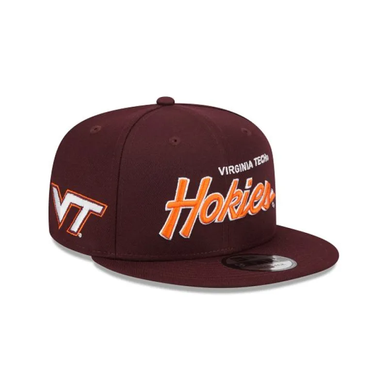 Virginia Tech Hokies Script 9FIFTY Snapback Hat made by New Era