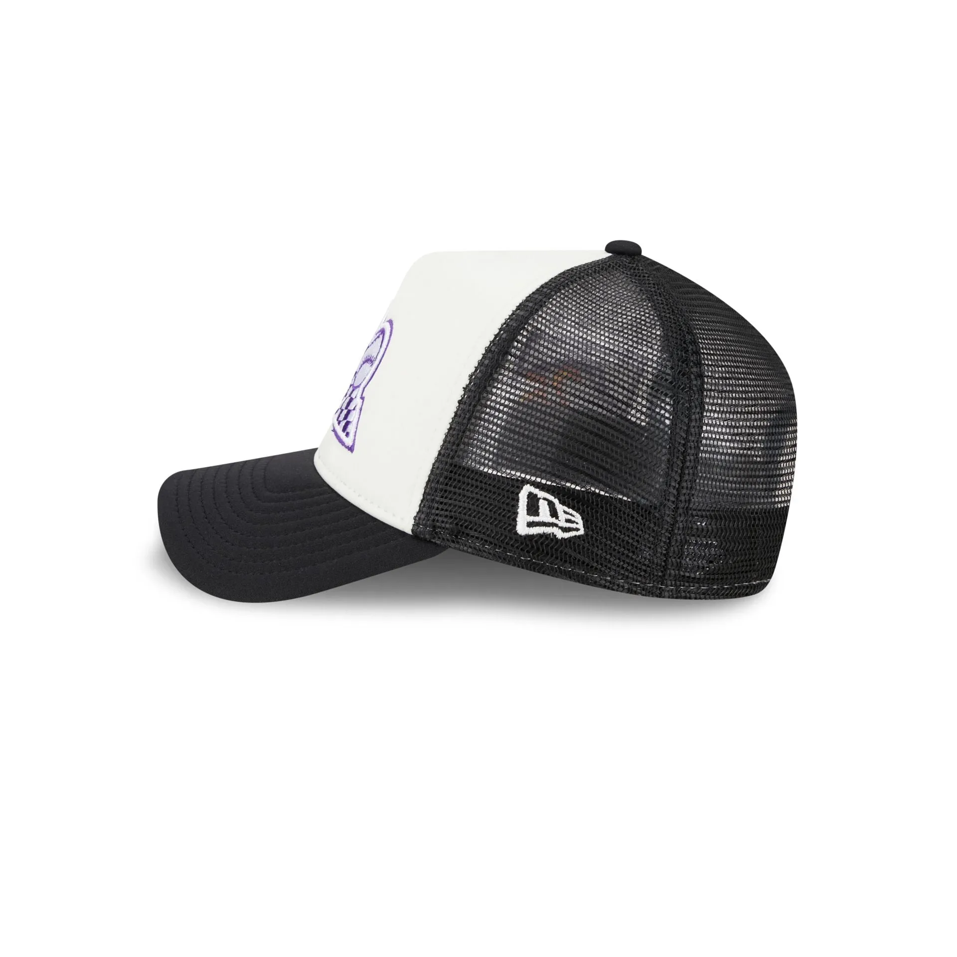 Colorado Rockies Checkered Flag 9FORTY A-Frame Trucker Hat sold by New Era product image thumbnail 5